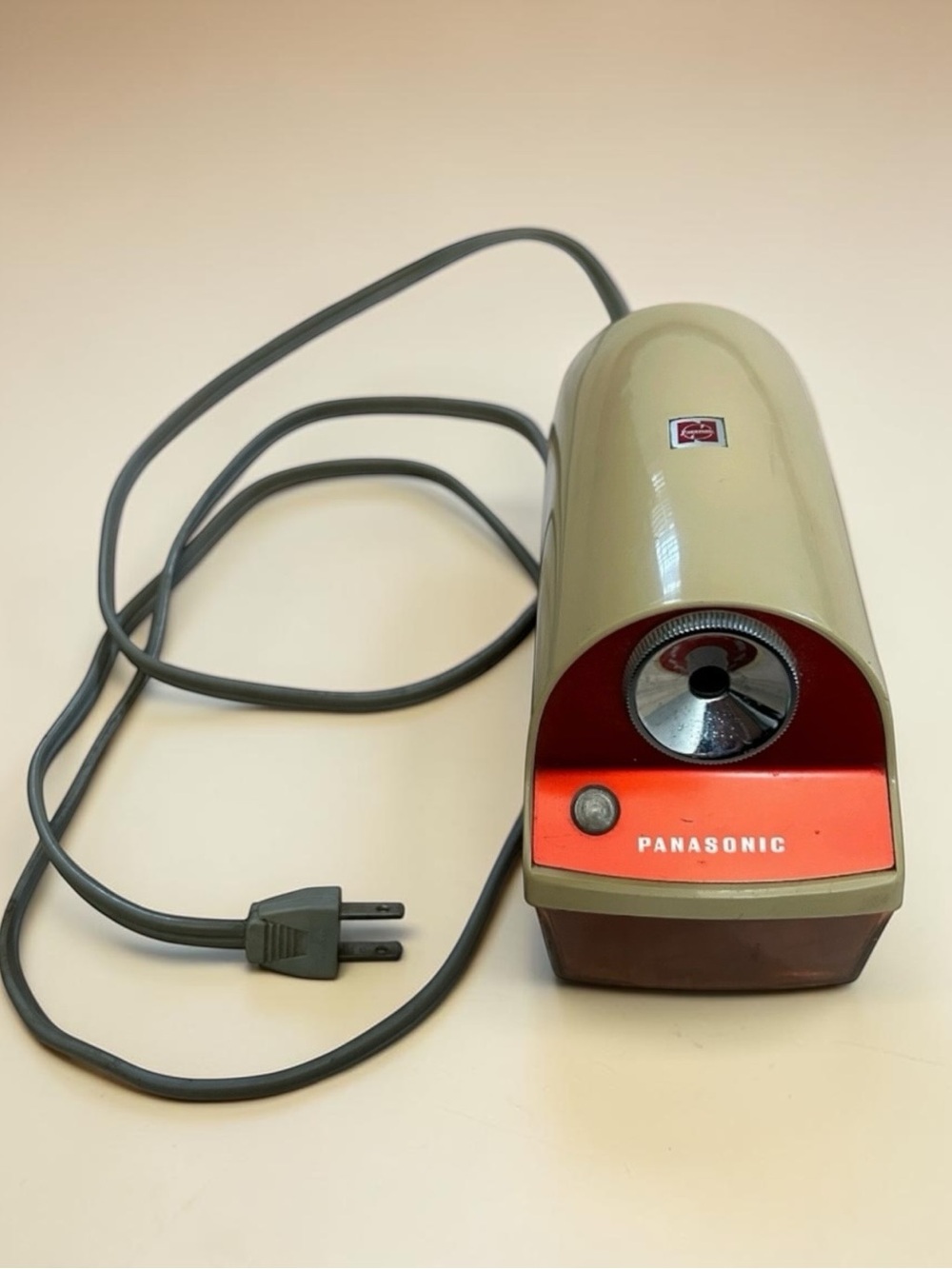 Vintage 70’s Panasonic KP-5 Electric Pencil Sharpener Made in Japan Retro Desk